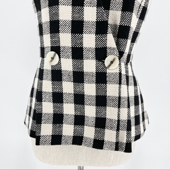 Zara | Checked Waistcoat - Picture 7 of 14